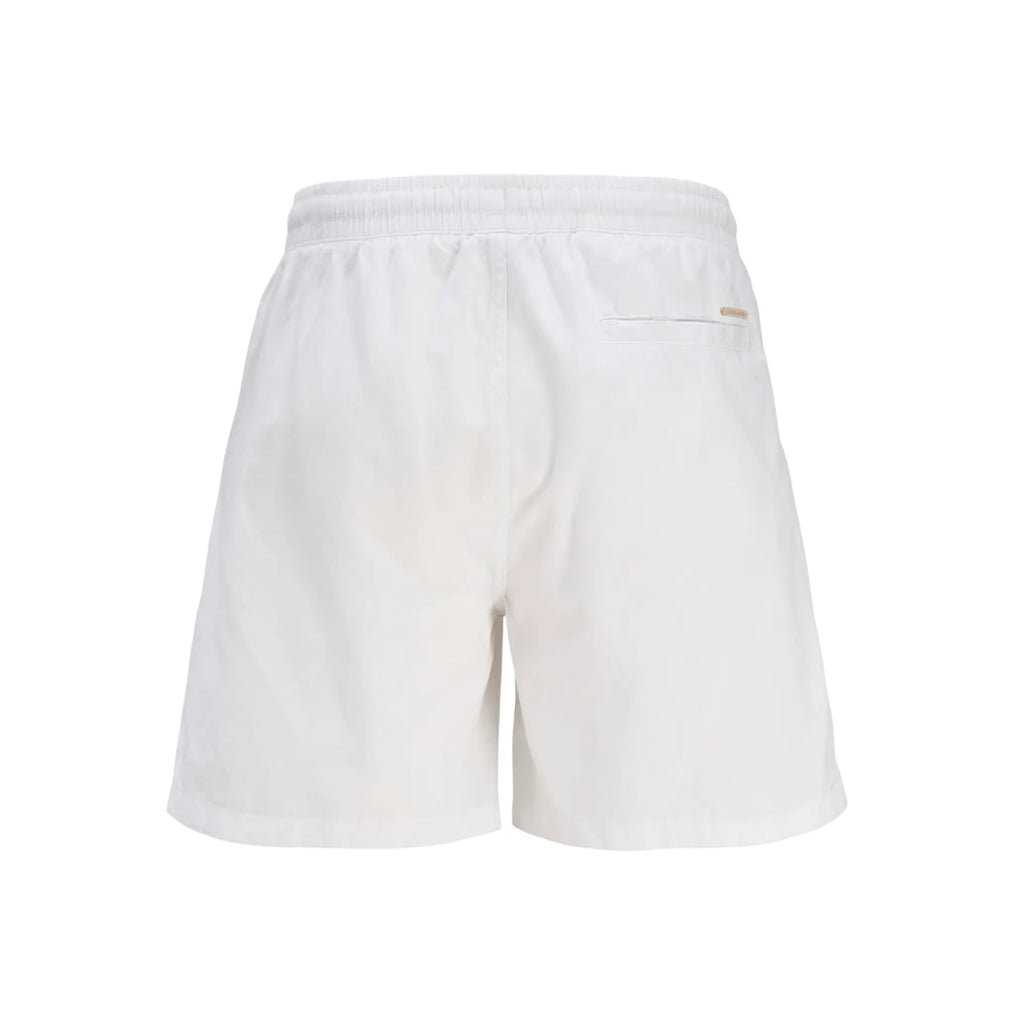 Short Jack & Jones JPSTJAIDEN Summer Linen Blend White