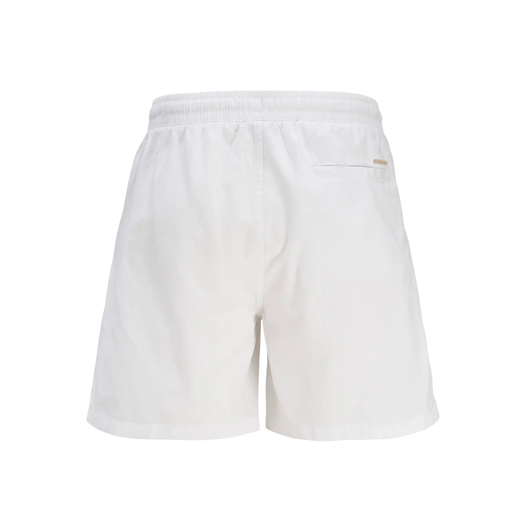 Short Jack & Jones JPSTJAIDEN Summer Linen Blend White