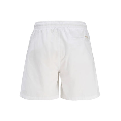 Short Jack & Jones JPSTJAIDEN Summer Linen Blend White