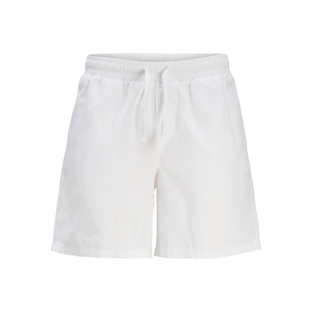 Short Jack & Jones JPSTJAIDEN Summer Linen Blend White