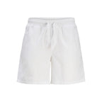 Short Jack & Jones JPSTJAIDEN Summer Linen Blend White