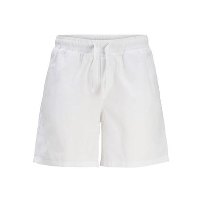 Short Jack & Jones JPSTJAIDEN Summer Linen Blend White