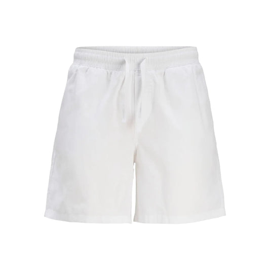 Short Jack & Jones JPSTJAIDEN Summer Linen Blend White