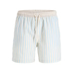 Short Jack & Jones JPSTKAUAI Boxer Stripe Swim Celestial