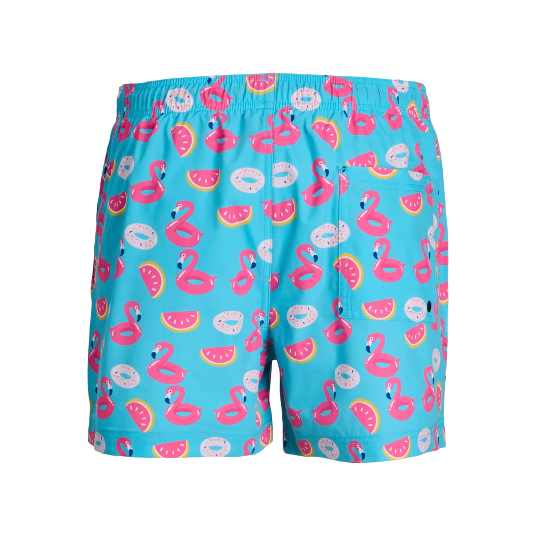 Short Jack & Jones JPSTMAUI JJSWIM Novelty AOP Scuba Blue