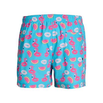 Short Jack & Jones JPSTMAUI JJSWIM Novelty AOP Scuba Blue