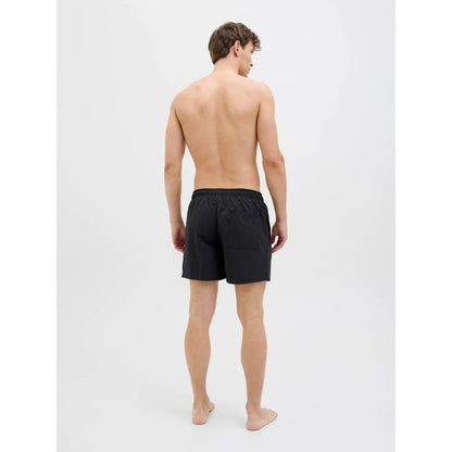 Short Jack & Jones JPSTMAUI JJSWIM Seersucker AKM Black