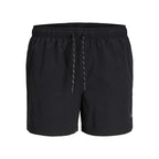 Short Jack & Jones JPSTMAUI JJSWIM Seersucker AKM Black