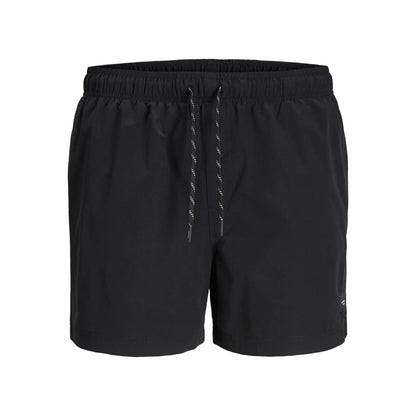 Short Jack & Jones JPSTMAUI JJSWIM Seersucker AKM Black