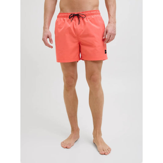Short Jack & Jones JPSTMAUI JJSWIM Seersucker AKM Hot Coral
