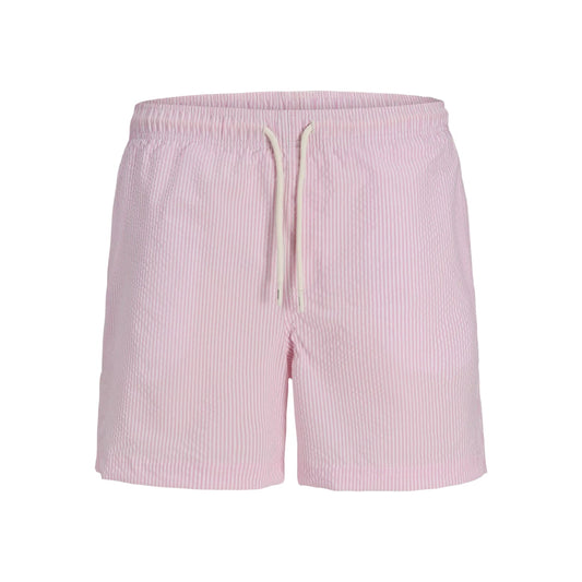 Short Jack & Jones JPSTMAUI Ocean Seersucker Swim Lilac