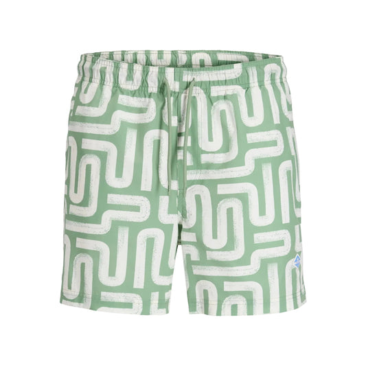 Short Jack & Jones JPSTMAUI Sand Mature Swim Granite Green