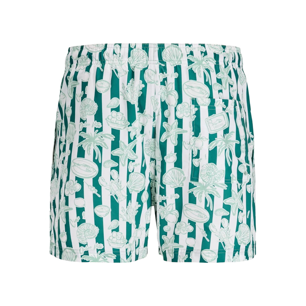 Short Jack & Jones JPSTMAUI Vibes Novelty AOP Swim Granite