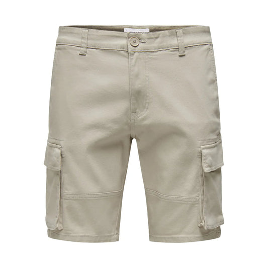 Short Only & Sons Onscam Stage Cargo 6689 Life Silver Lining