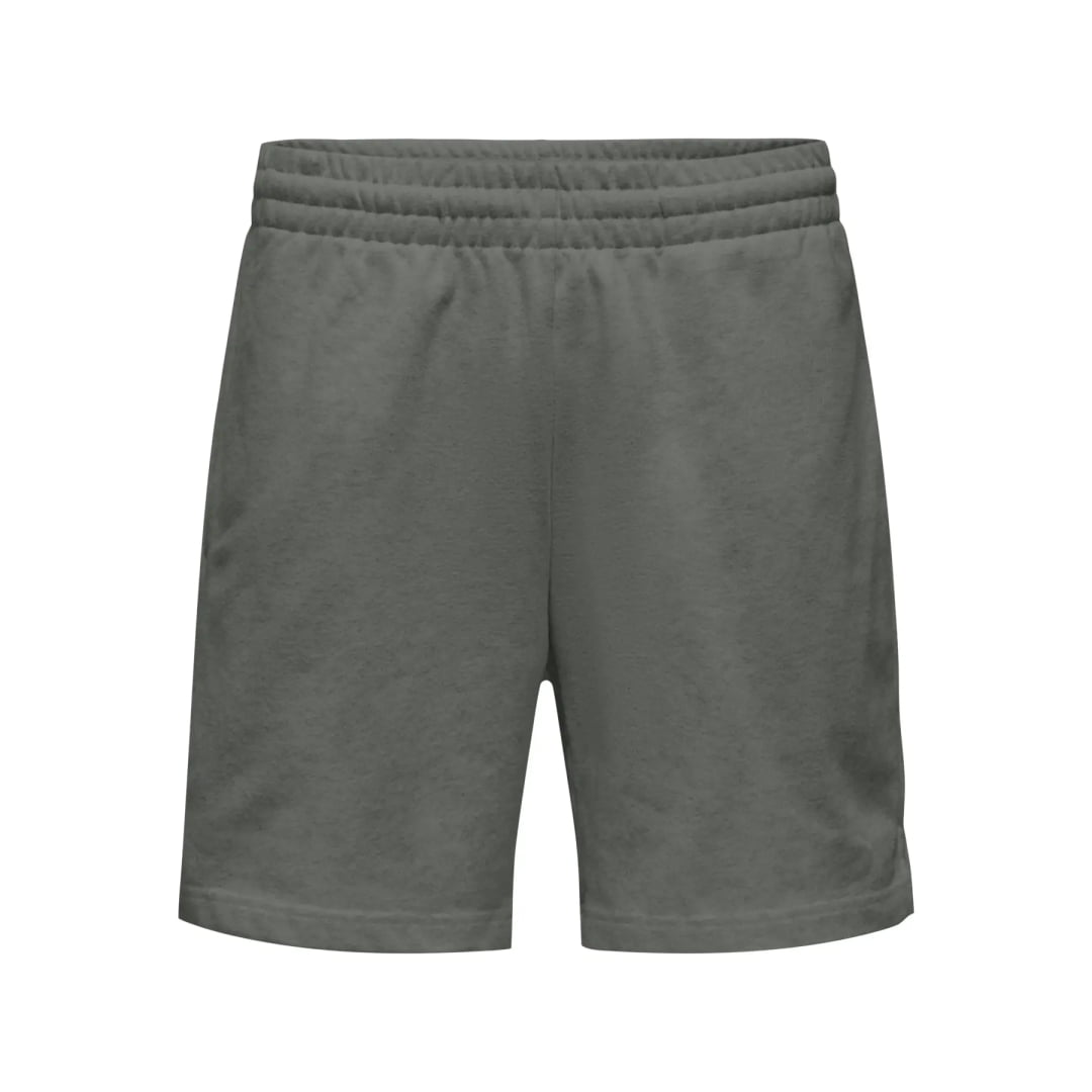 Short Only & Sons ONSDAVID Sweat Castor Gray - Onsdavid
