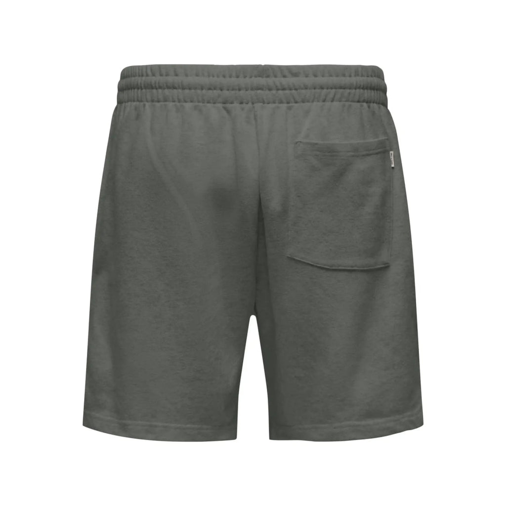 Short Only & Sons ONSDAVID Sweat Castor Gray - Onsdavid