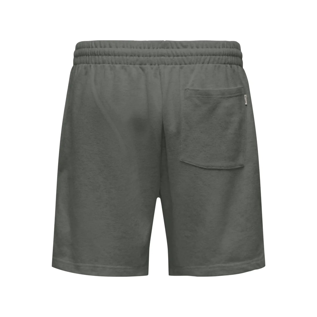 Short Only & Sons ONSDAVID Sweat Castor Gray - Onsdavid