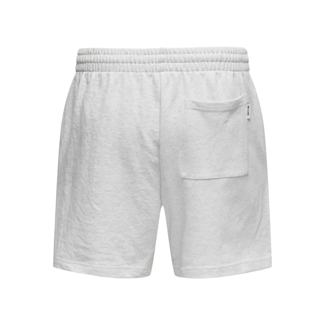 Short Only & Sons Onsdavid Sweat Light Grey Melange