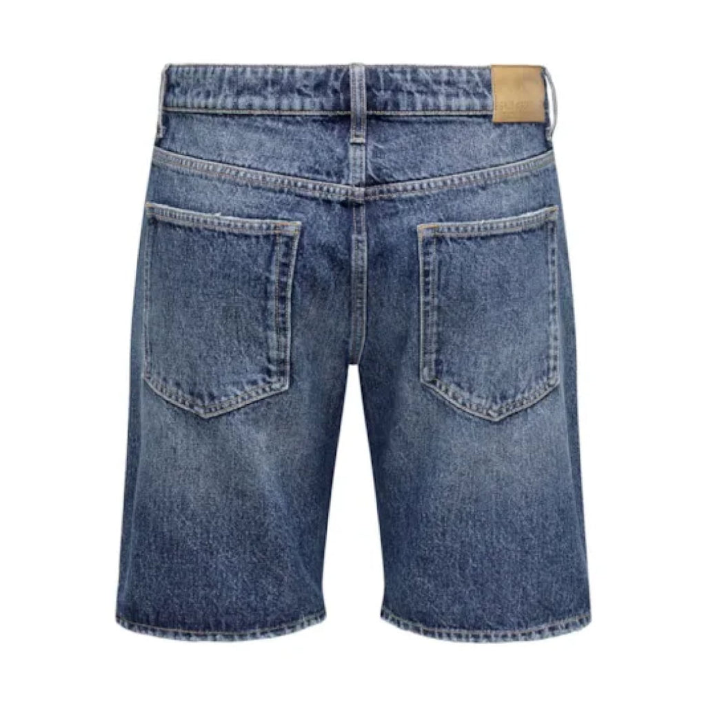 Short Only & Sons Onsedge MBD 9179 TAI Medium Blue Denim