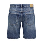 Short Only & Sons Onsedge MBD 9179 TAI Medium Blue Denim