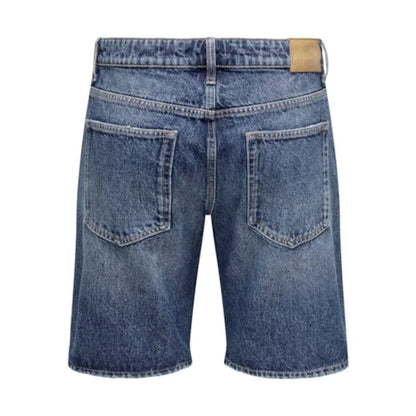 Short Only & Sons Onsedge MBD 9179 TAI Medium Blue Denim