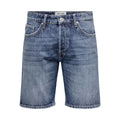 Short Only & Sons Onsedge MBD 9179 TAI Medium Blue Denim