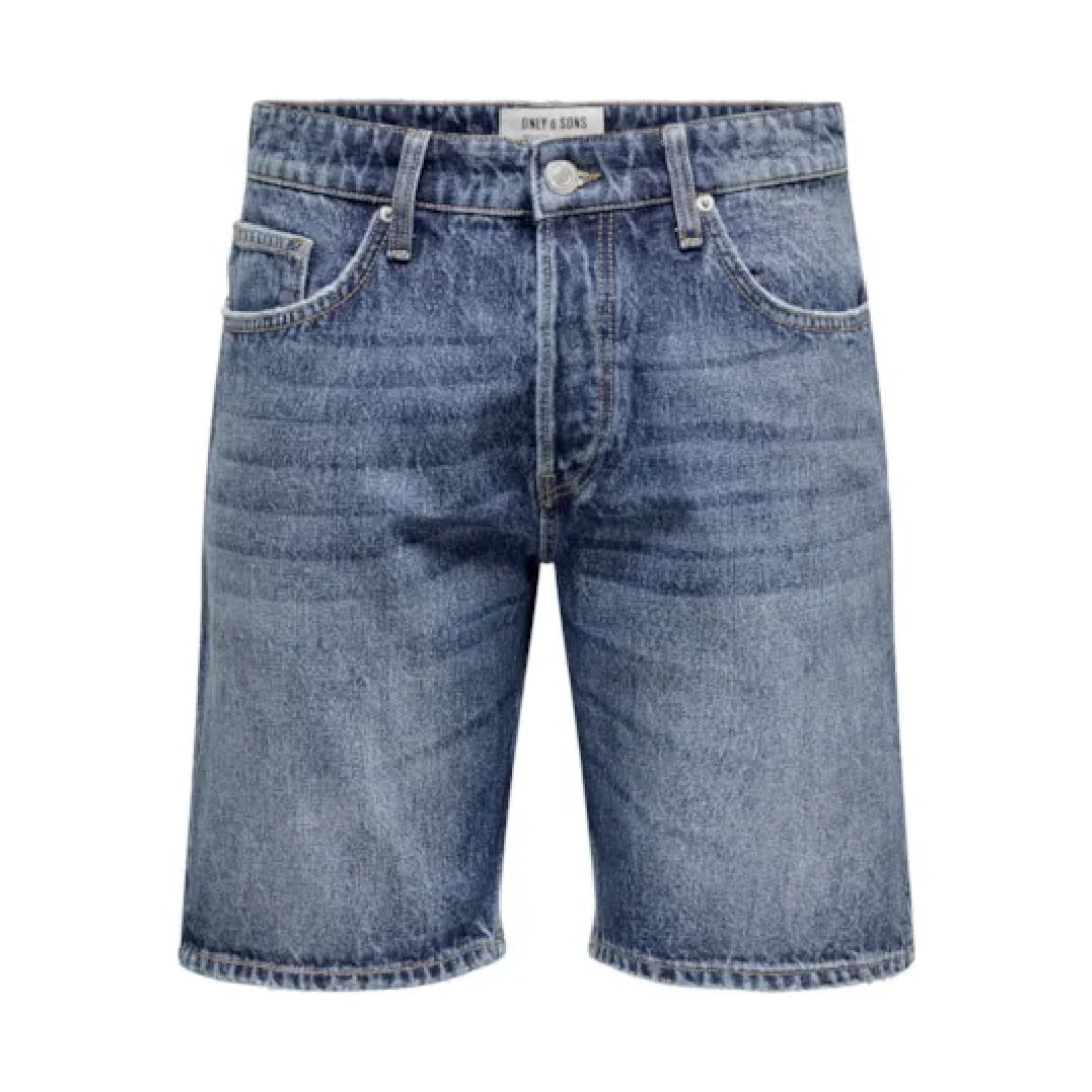 Short Only & Sons Onsedge MBD 9179 TAI Medium Blue Denim