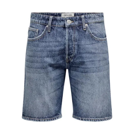 Short Only & Sons Onsedge MBD 9179 TAI Medium Blue Denim