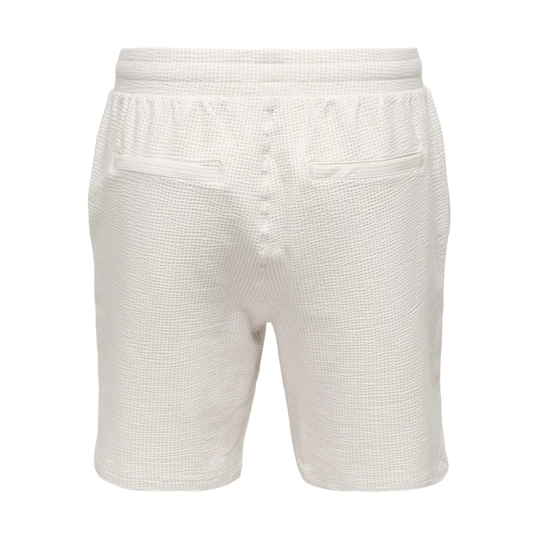 Short Only & Sons ONSKIAN Life Reg Seers Stripe Egret