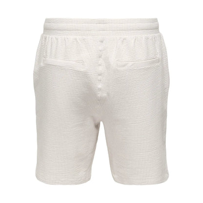 Short Only & Sons ONSKIAN Life Reg Seers Stripe Egret