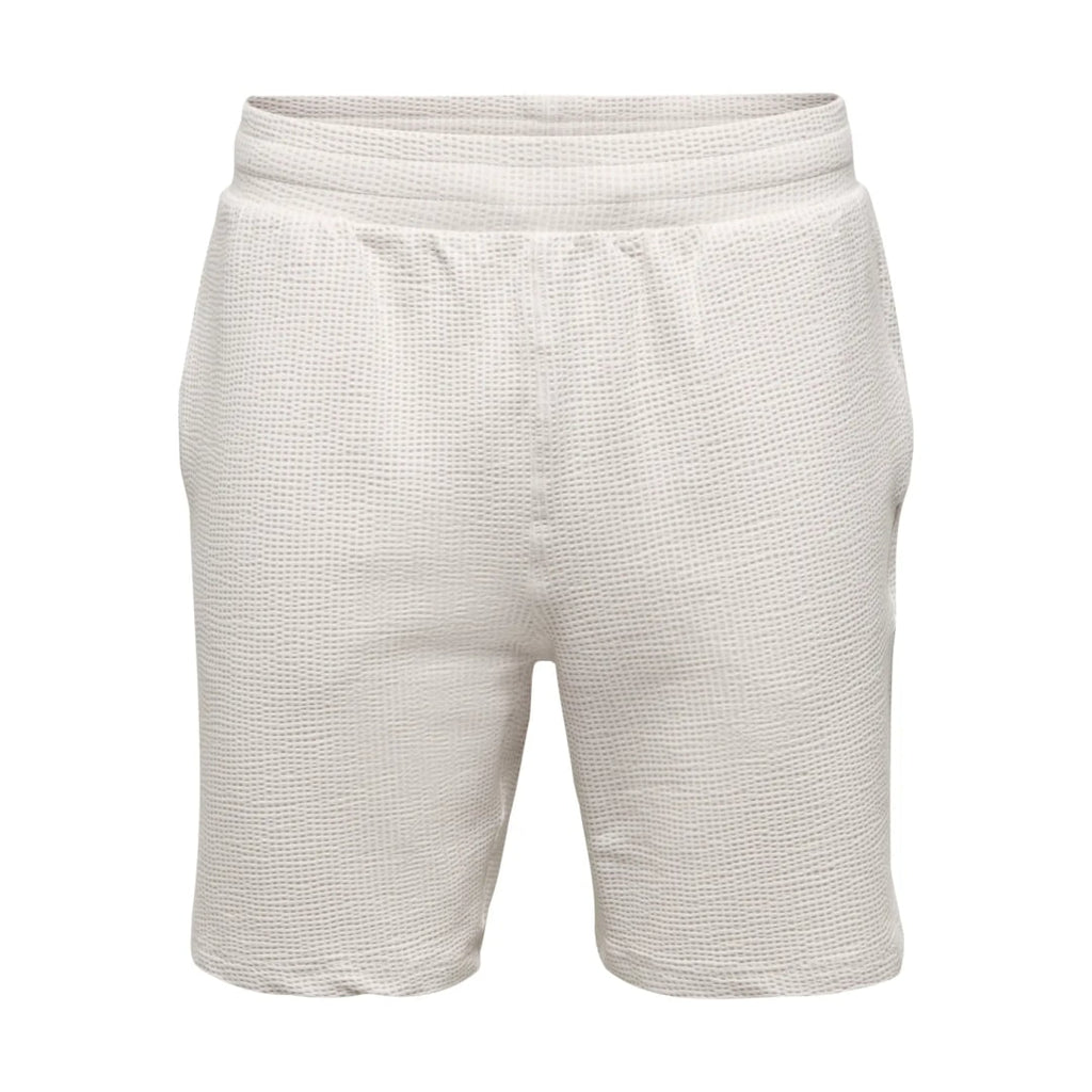 Short Only & Sons ONSKIAN Life Reg Seers Stripe Egret