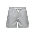 Short Only & Sons Onsted Stripe Seersucker Darkest Spruce