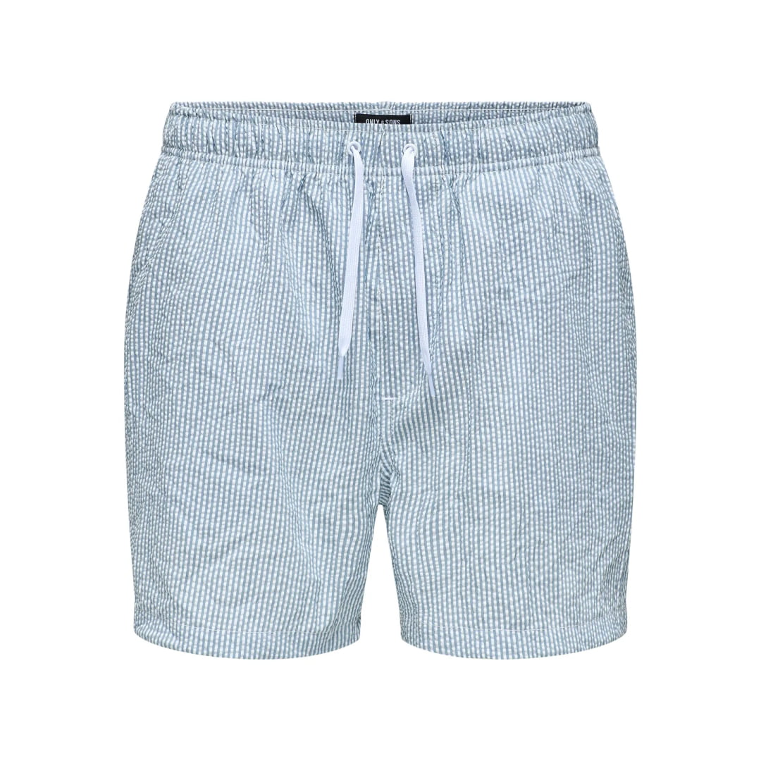Short Only & Sons Onsted Stripe Seersucker Spring Lake