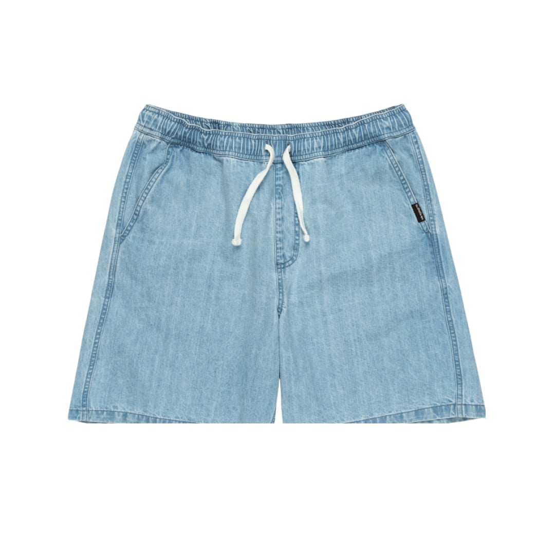 Short Quiksilver Taxer Denim Stone Wash - Insidshop.com