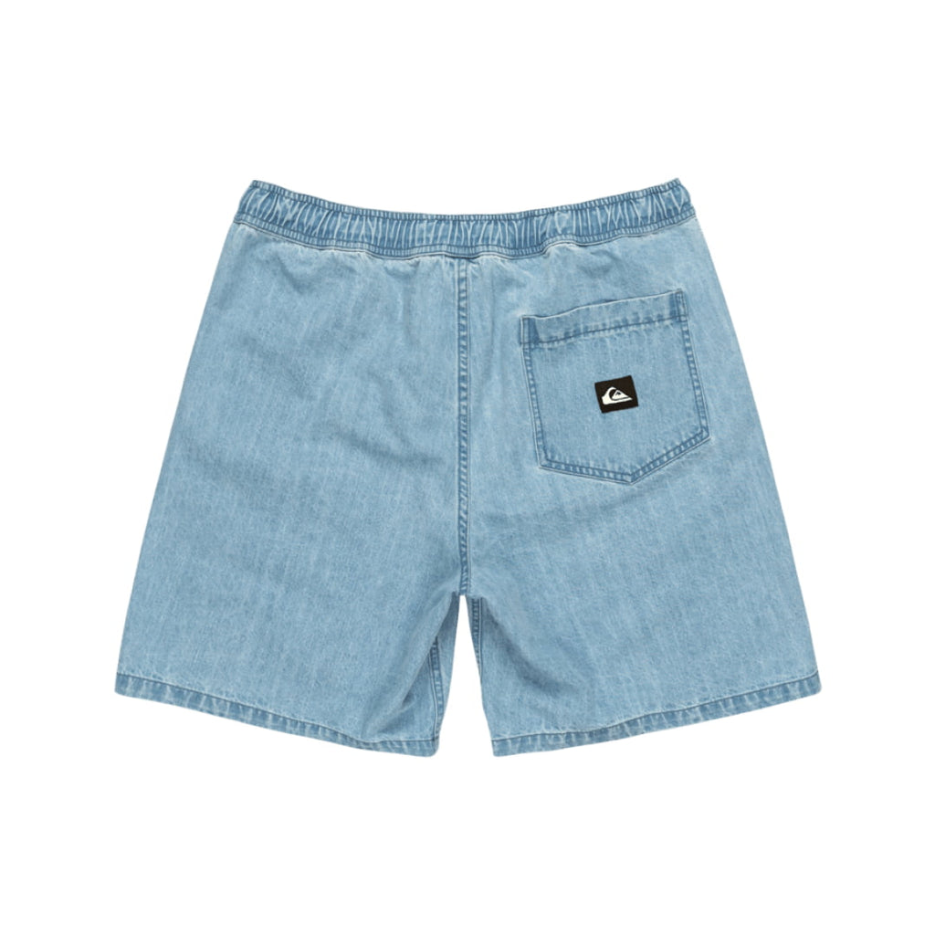 Short Quiksilver Taxer Denim Stone Wash - Insidshop.com