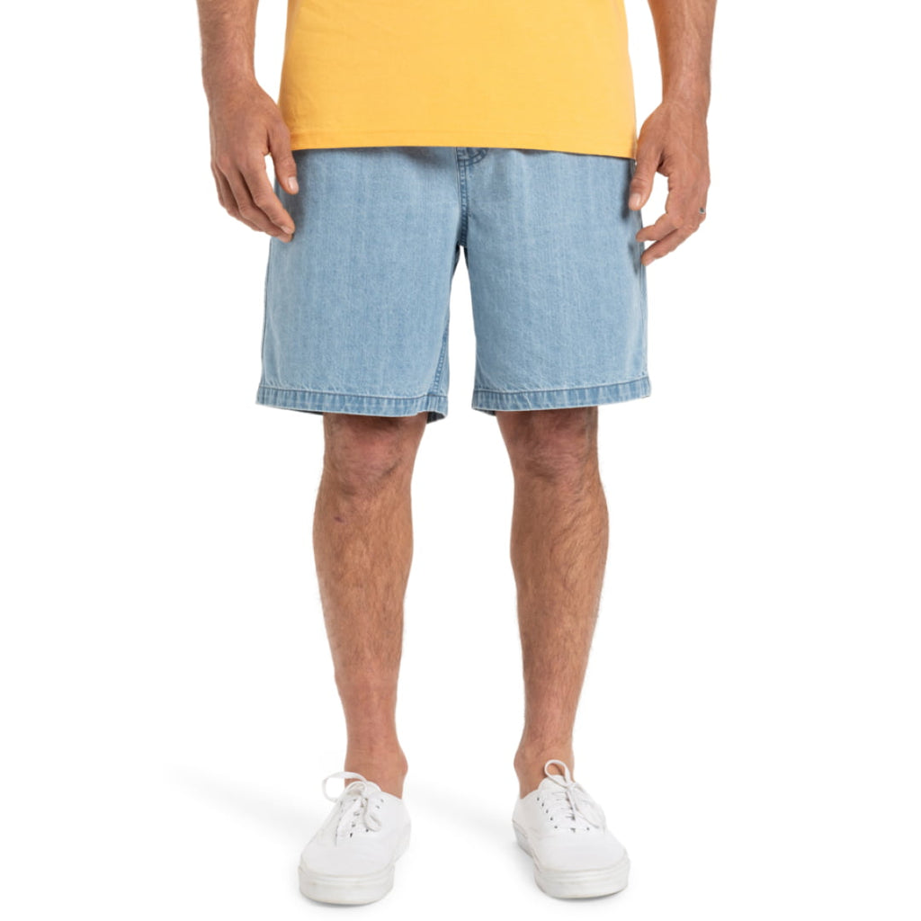 Short Quiksilver Taxer Denim Stone Wash - Insidshop.com