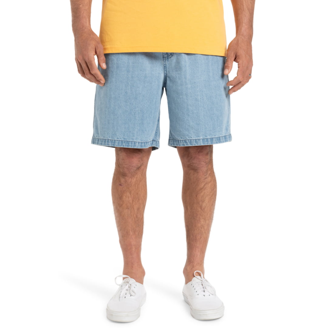 Short Quiksilver Taxer Denim Stone Wash - Insidshop.com