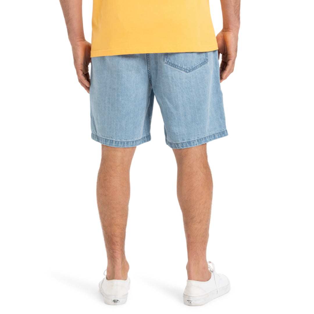 Short Quiksilver Taxer Denim Stone Wash - Insidshop.com