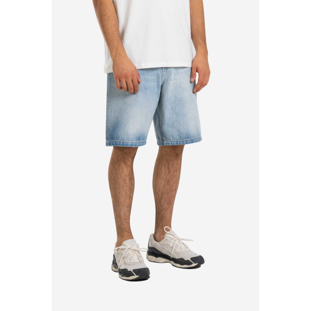 Short Reell Bolt Faded Light Blue Wash - Insidshop.com
