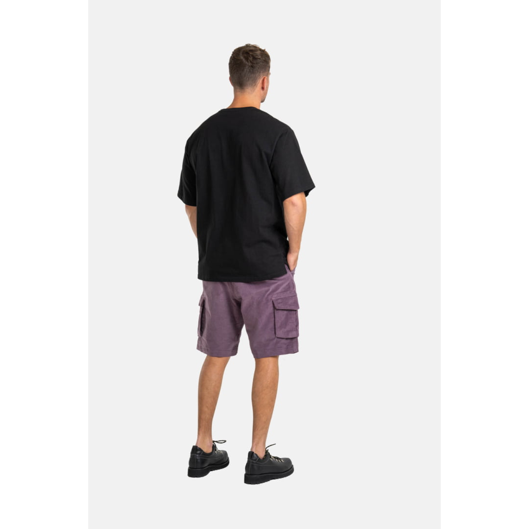 Short Reell City Cargo Baby Cord Purple - Insidshop.com