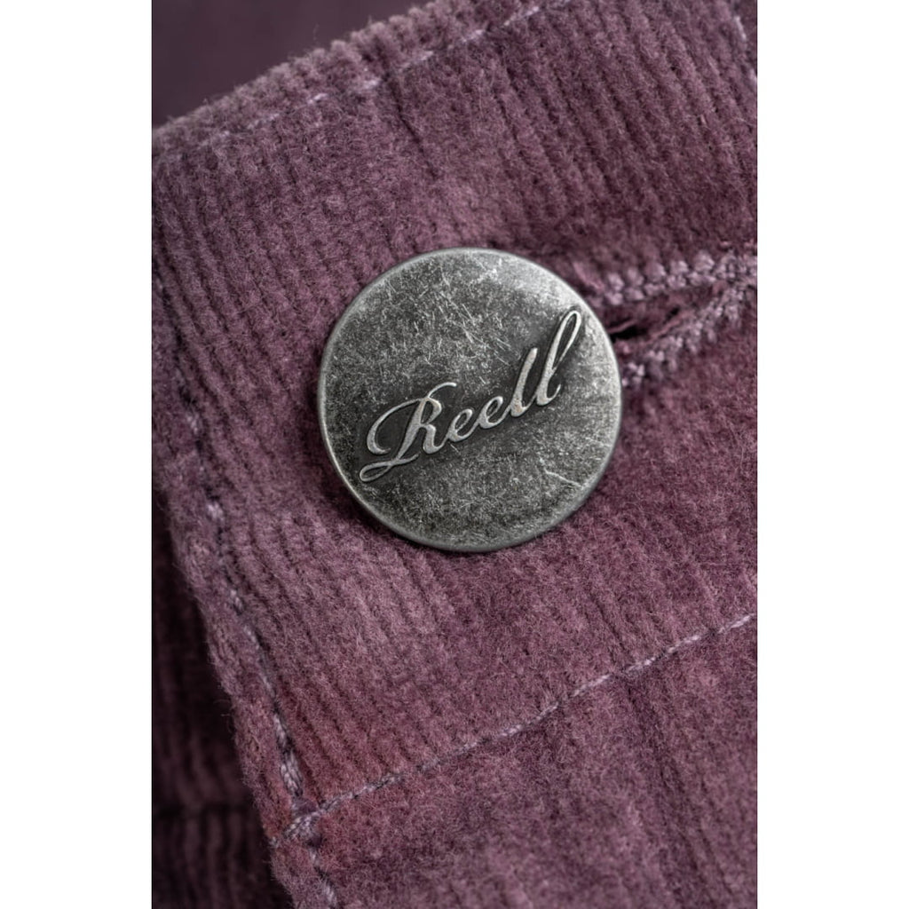 Short Reell City Cargo Baby Cord Purple - Insidshop.com