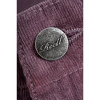 Short Reell City Cargo Baby Cord Purple - Insidshop.com