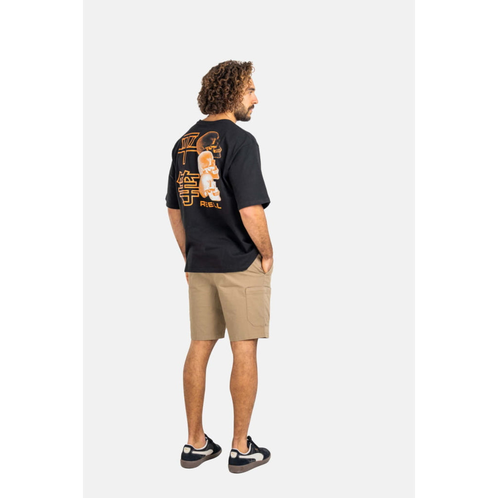 Short Reell Reflex Easy Cargo BR Dark Sand - Br Deep Black