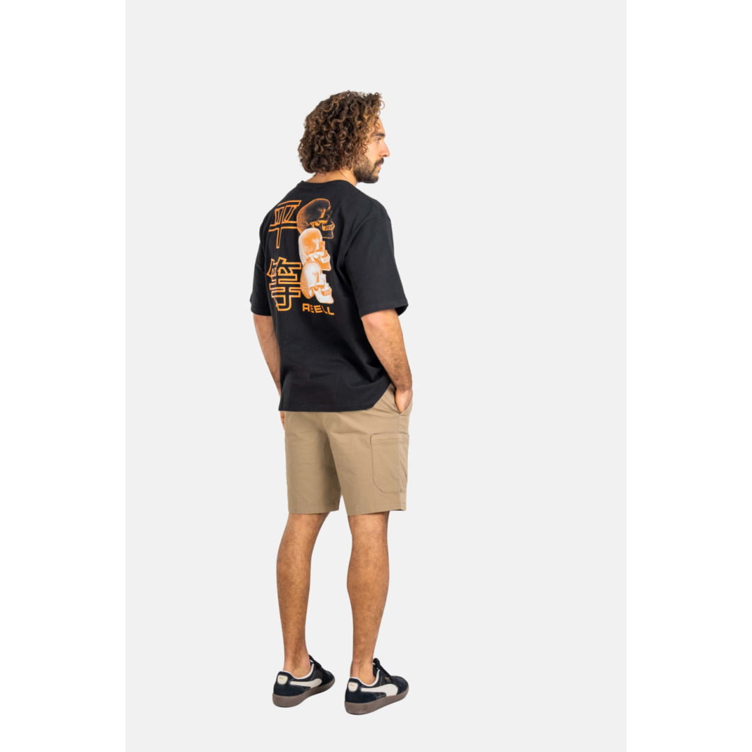 Short Reell Reflex Easy Cargo BR Dark Sand - Br Deep Black