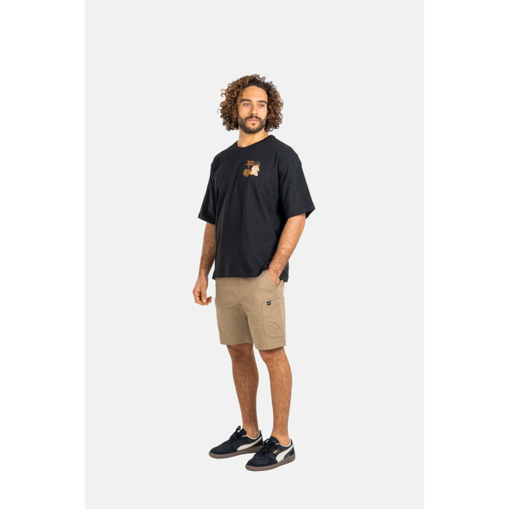 Short Reell Reflex Easy Cargo BR Dark Sand - Br Deep Black