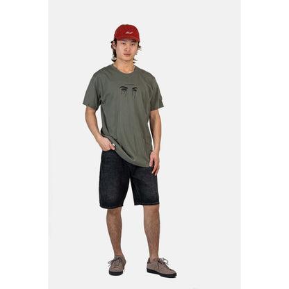 Short Reell Solid Black Wash - Light Blue Stone