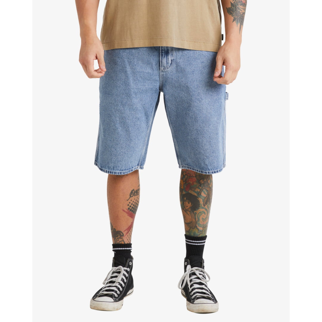 Short RVCA Americana Denim Broken Blue Wash - Rvca