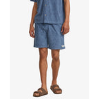 Short RVCA Palms Down Exotica Elastic 17’’ Vintage Navy