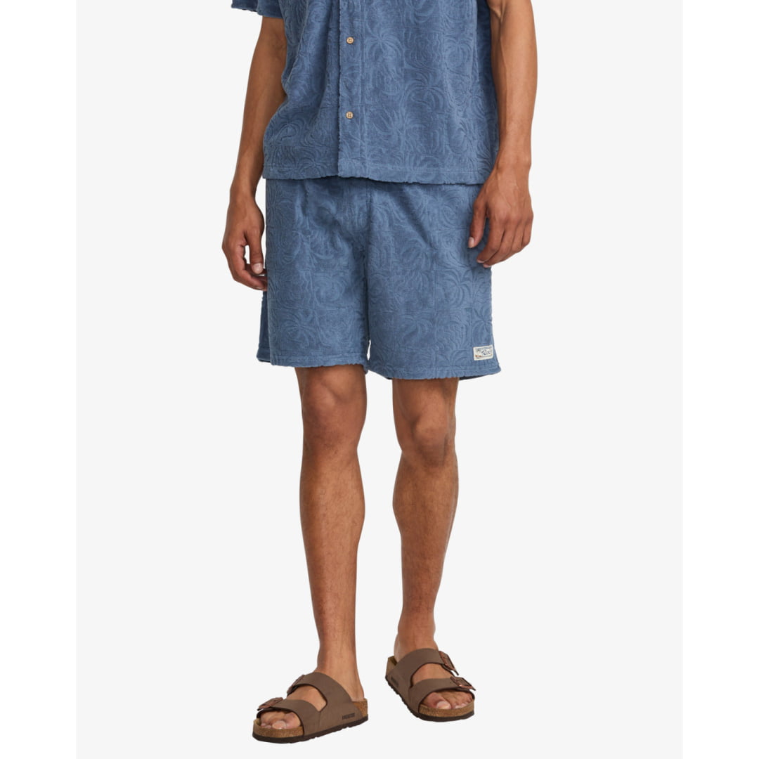 Short RVCA Palms Down Exotica Elastic 17’’ Vintage Navy