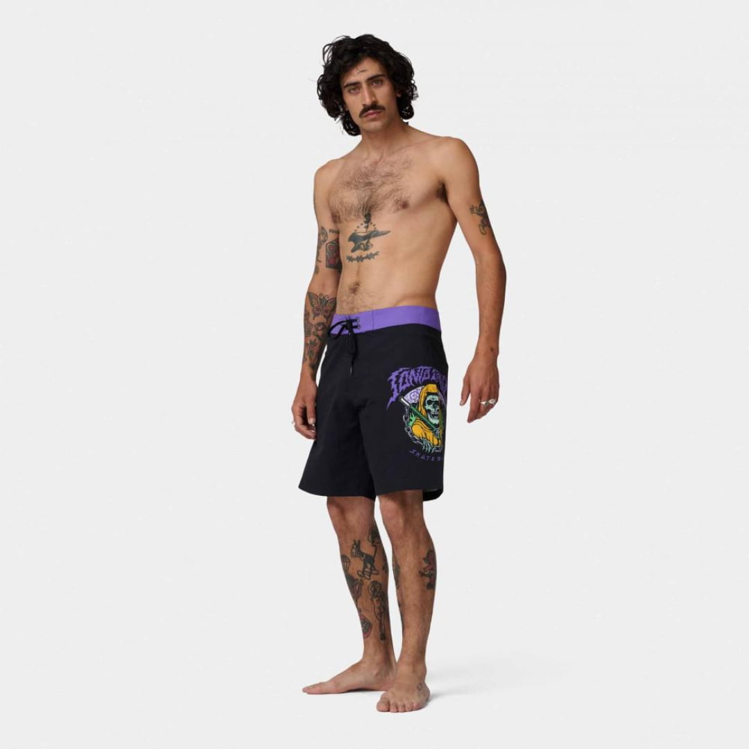 Short Santa Cruz Out Of Time BoardShort Black - Boardshort